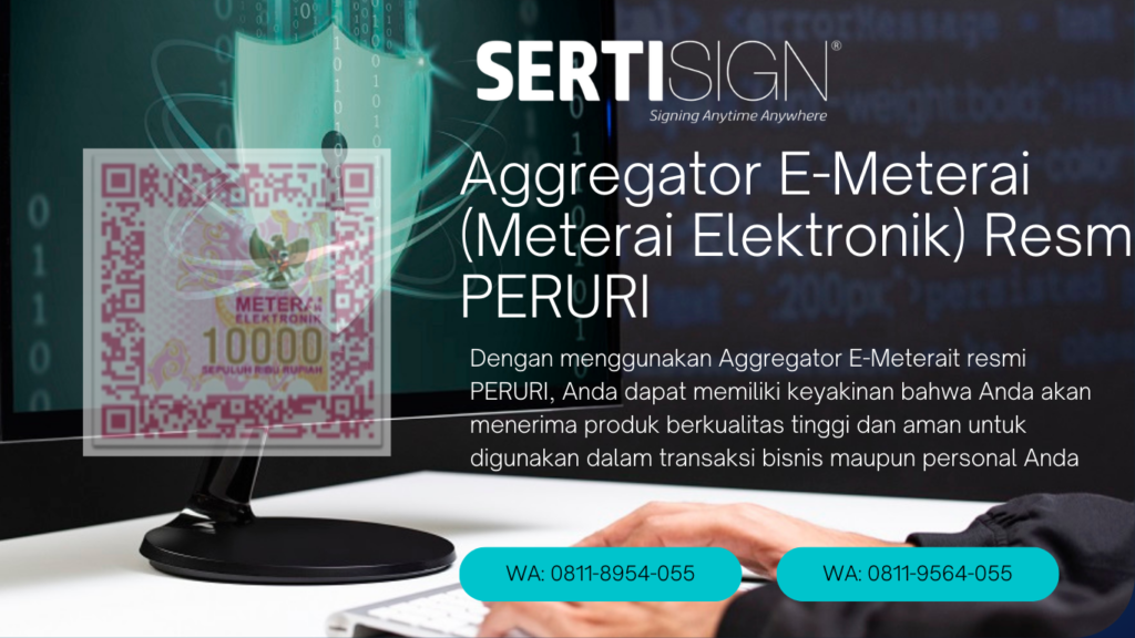 Aggregator E-Meterai (Meterai Elektronik) Resmi PERURI